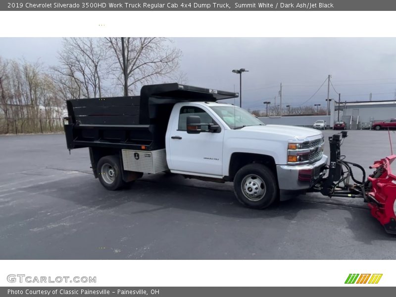 Summit White / Dark Ash/Jet Black 2019 Chevrolet Silverado 3500HD Work Truck Regular Cab 4x4 Dump Truck