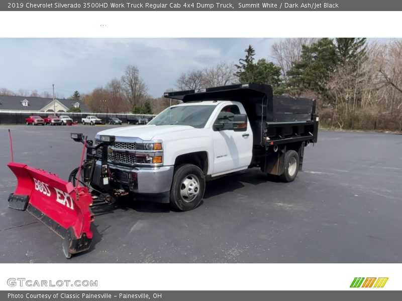 Summit White / Dark Ash/Jet Black 2019 Chevrolet Silverado 3500HD Work Truck Regular Cab 4x4 Dump Truck
