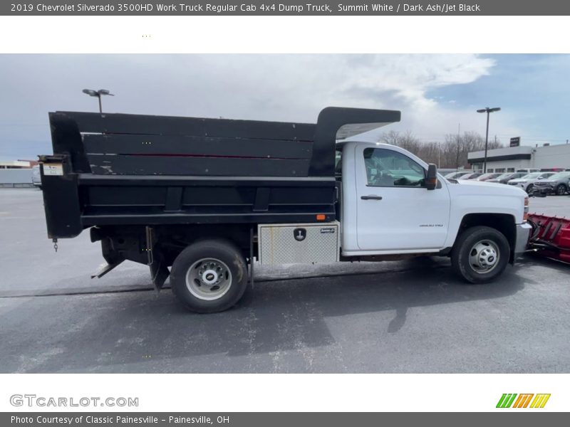 Summit White / Dark Ash/Jet Black 2019 Chevrolet Silverado 3500HD Work Truck Regular Cab 4x4 Dump Truck