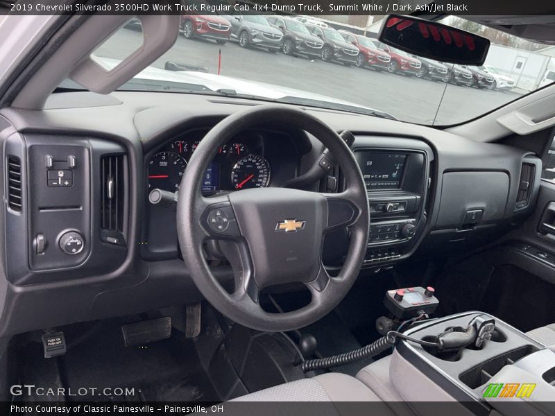 Summit White / Dark Ash/Jet Black 2019 Chevrolet Silverado 3500HD Work Truck Regular Cab 4x4 Dump Truck