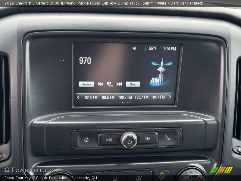 Summit White / Dark Ash/Jet Black 2019 Chevrolet Silverado 3500HD Work Truck Regular Cab 4x4 Dump Truck