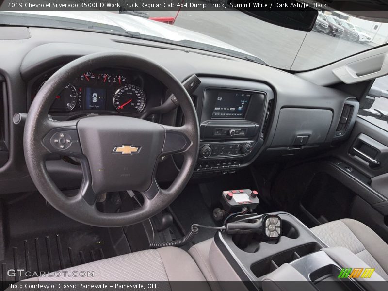 Summit White / Dark Ash/Jet Black 2019 Chevrolet Silverado 3500HD Work Truck Regular Cab 4x4 Dump Truck