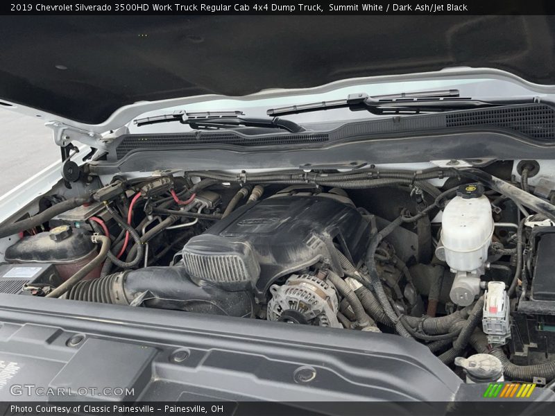 Summit White / Dark Ash/Jet Black 2019 Chevrolet Silverado 3500HD Work Truck Regular Cab 4x4 Dump Truck