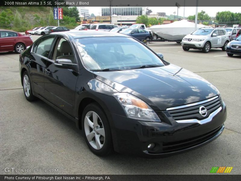 Super Black / Blond 2008 Nissan Altima 3.5 SE