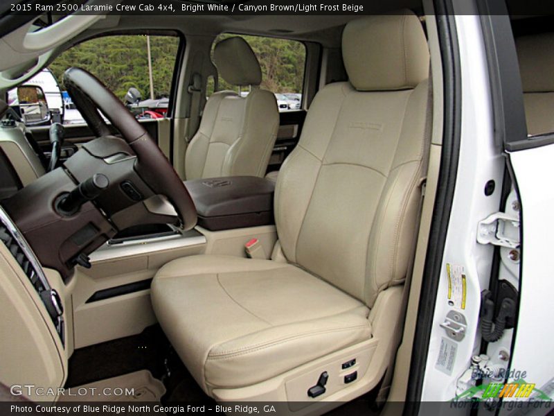 Front Seat of 2015 2500 Laramie Crew Cab 4x4