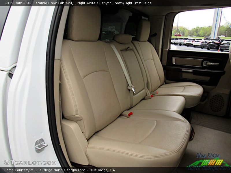 Rear Seat of 2015 2500 Laramie Crew Cab 4x4