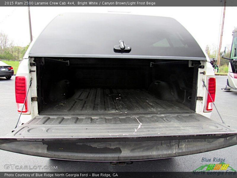Bright White / Canyon Brown/Light Frost Beige 2015 Ram 2500 Laramie Crew Cab 4x4
