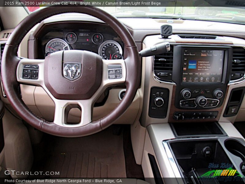 Dashboard of 2015 2500 Laramie Crew Cab 4x4