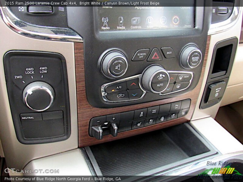 Controls of 2015 2500 Laramie Crew Cab 4x4