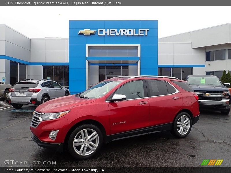 Cajun Red Tintcoat / Jet Black 2019 Chevrolet Equinox Premier AWD