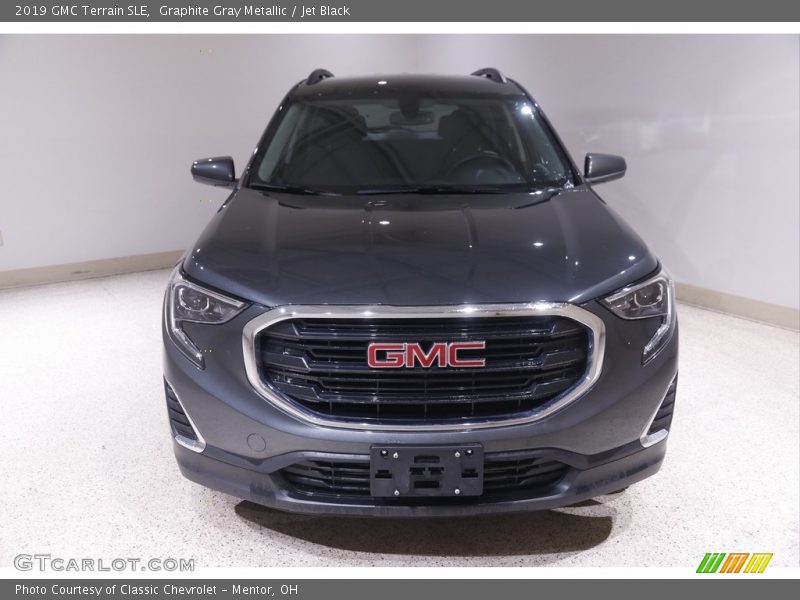 Graphite Gray Metallic / Jet Black 2019 GMC Terrain SLE