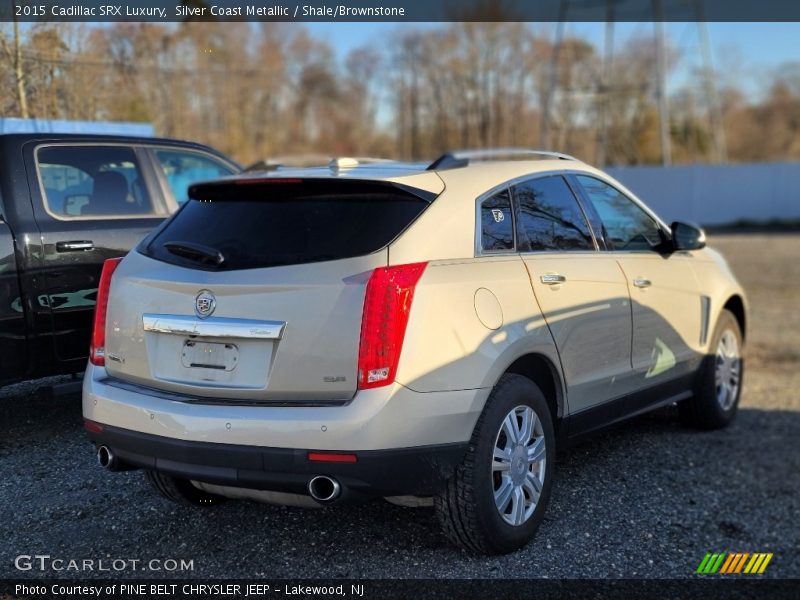 Silver Coast Metallic / Shale/Brownstone 2015 Cadillac SRX Luxury