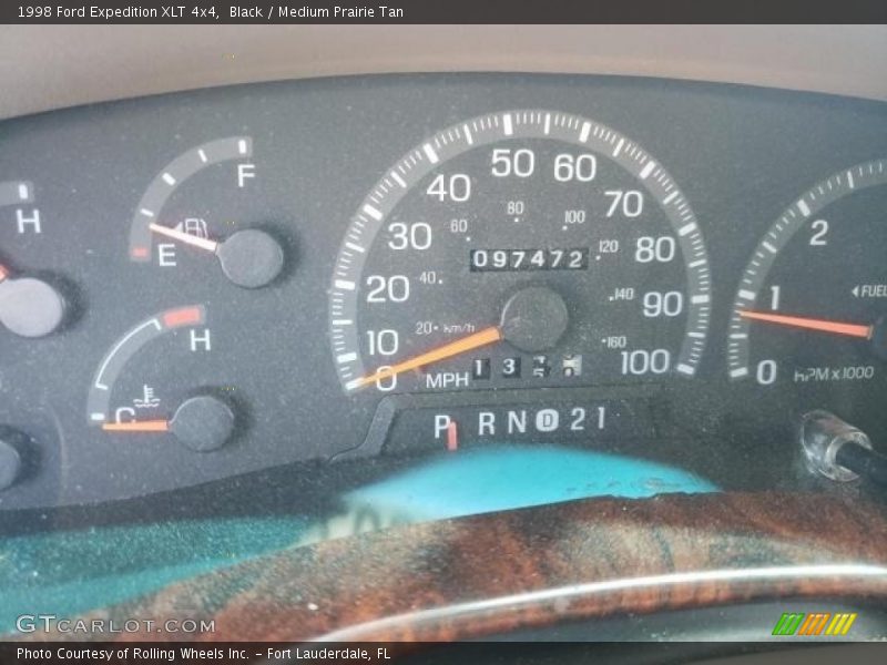 Black / Medium Prairie Tan 1998 Ford Expedition XLT 4x4