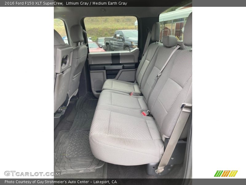 Lithium Gray / Medium Earth Gray 2016 Ford F150 XLT SuperCrew
