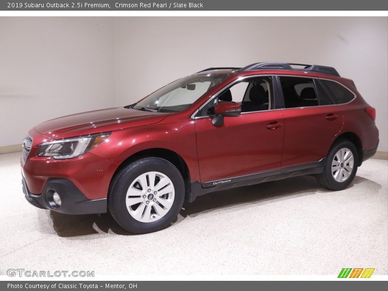 Crimson Red Pearl / Slate Black 2019 Subaru Outback 2.5i Premium