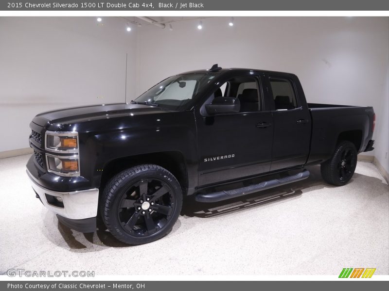 Black / Jet Black 2015 Chevrolet Silverado 1500 LT Double Cab 4x4