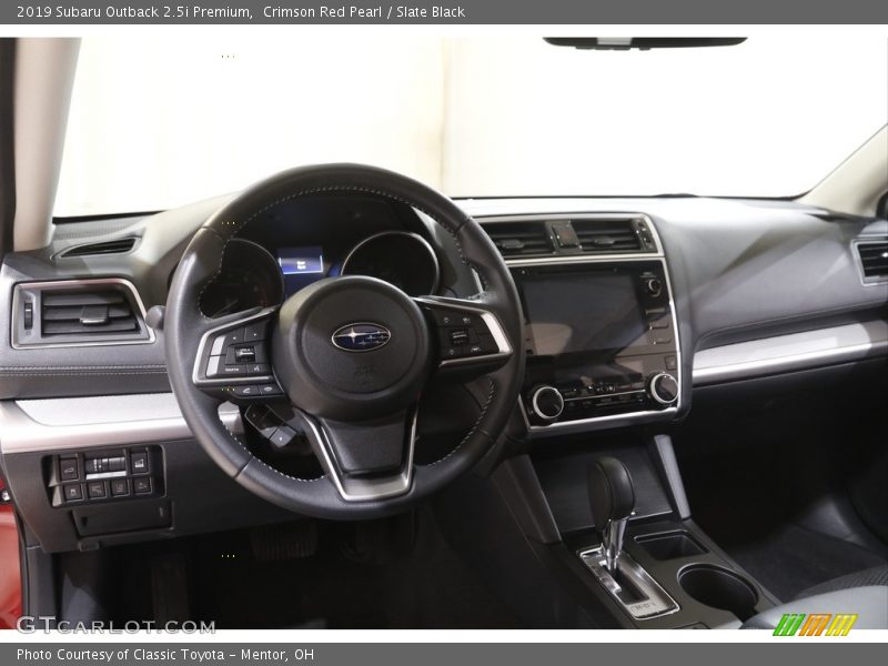 Crimson Red Pearl / Slate Black 2019 Subaru Outback 2.5i Premium