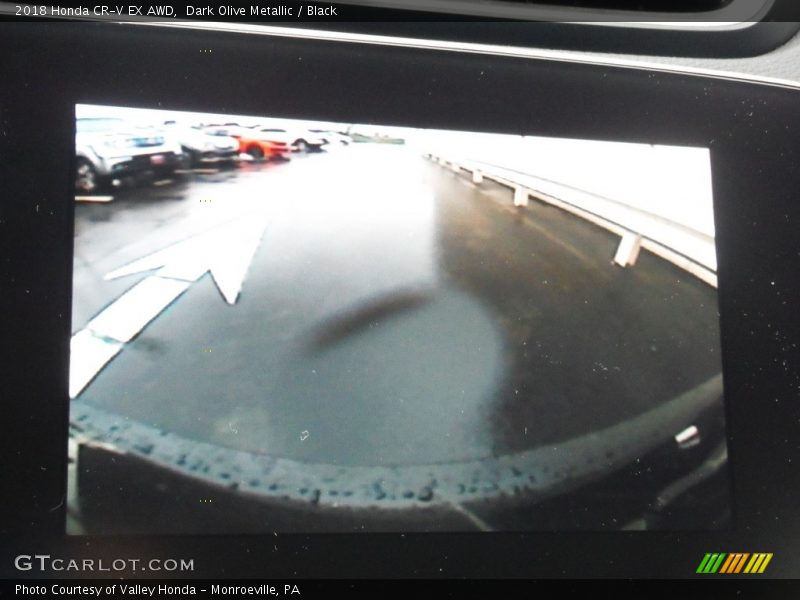 Dark Olive Metallic / Black 2018 Honda CR-V EX AWD