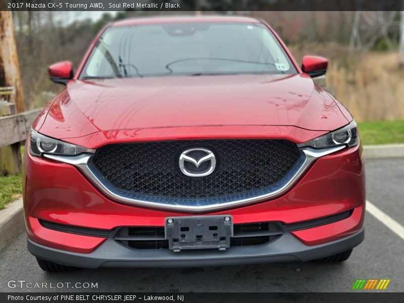 Soul Red Metallic / Black 2017 Mazda CX-5 Touring AWD