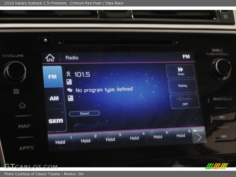 Crimson Red Pearl / Slate Black 2019 Subaru Outback 2.5i Premium