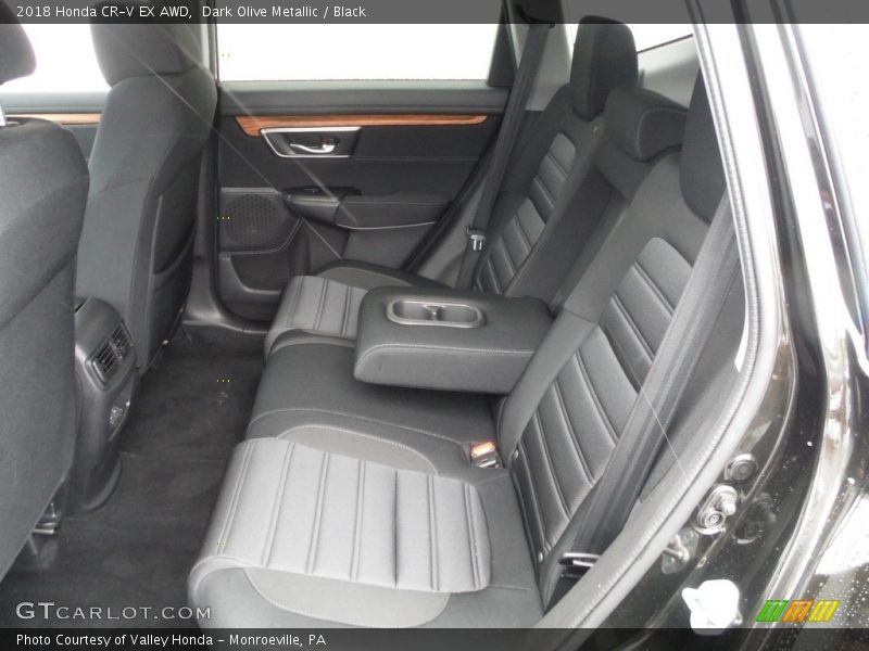 Dark Olive Metallic / Black 2018 Honda CR-V EX AWD