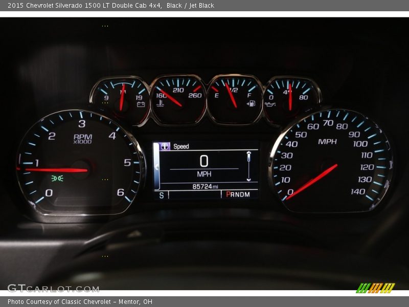 Black / Jet Black 2015 Chevrolet Silverado 1500 LT Double Cab 4x4