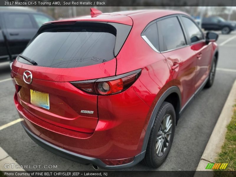 Soul Red Metallic / Black 2017 Mazda CX-5 Touring AWD