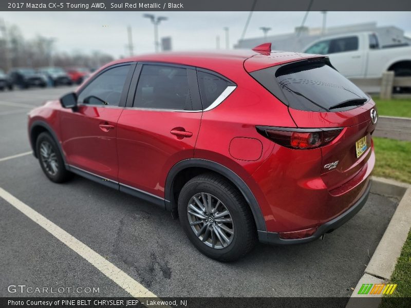Soul Red Metallic / Black 2017 Mazda CX-5 Touring AWD
