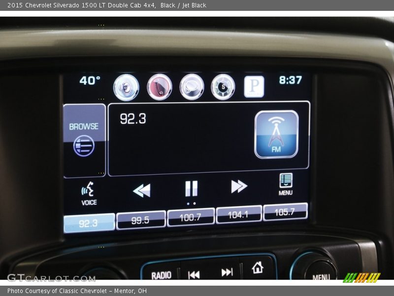 Black / Jet Black 2015 Chevrolet Silverado 1500 LT Double Cab 4x4