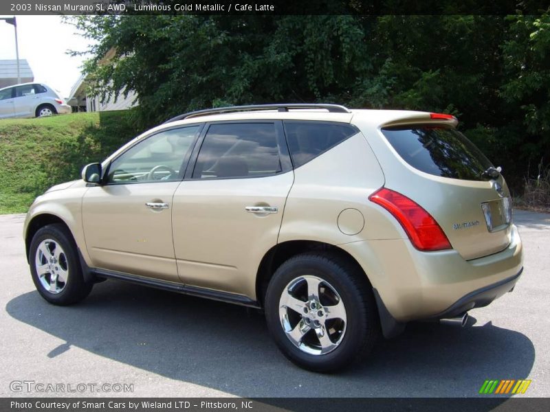 Luminous Gold Metallic / Cafe Latte 2003 Nissan Murano SL AWD