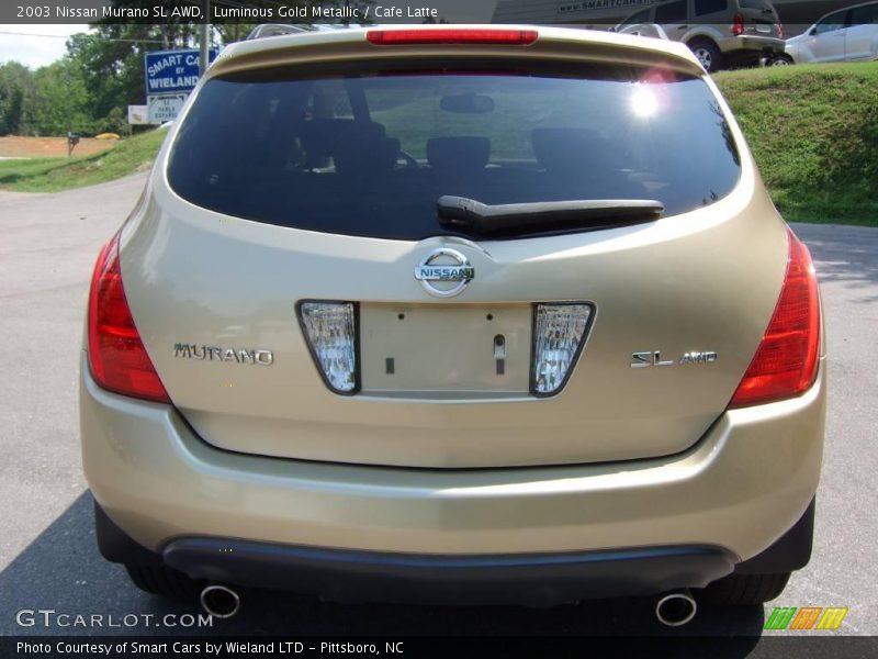Luminous Gold Metallic / Cafe Latte 2003 Nissan Murano SL AWD