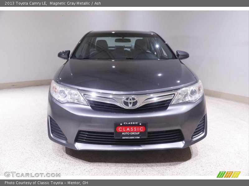 Magnetic Gray Metallic / Ash 2013 Toyota Camry LE