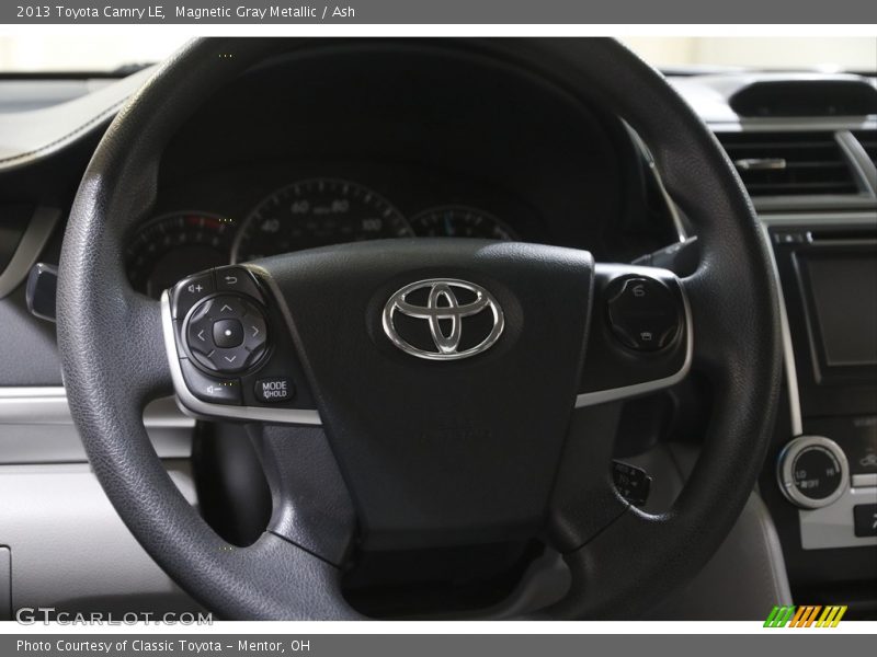 Magnetic Gray Metallic / Ash 2013 Toyota Camry LE