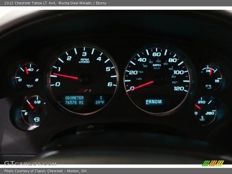 Mocha Steel Metallic / Ebony 2012 Chevrolet Tahoe LT 4x4