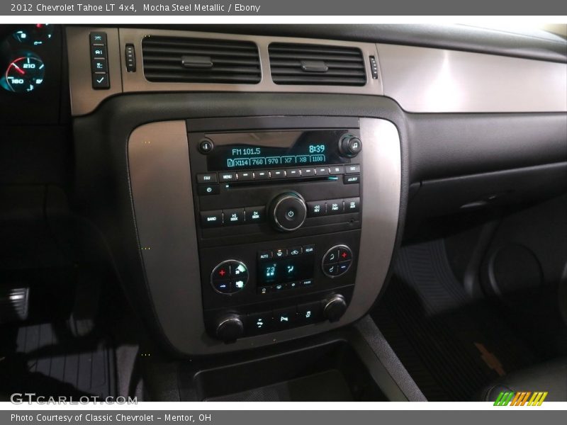 Mocha Steel Metallic / Ebony 2012 Chevrolet Tahoe LT 4x4