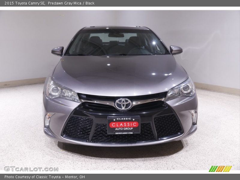 Predawn Gray Mica / Black 2015 Toyota Camry SE