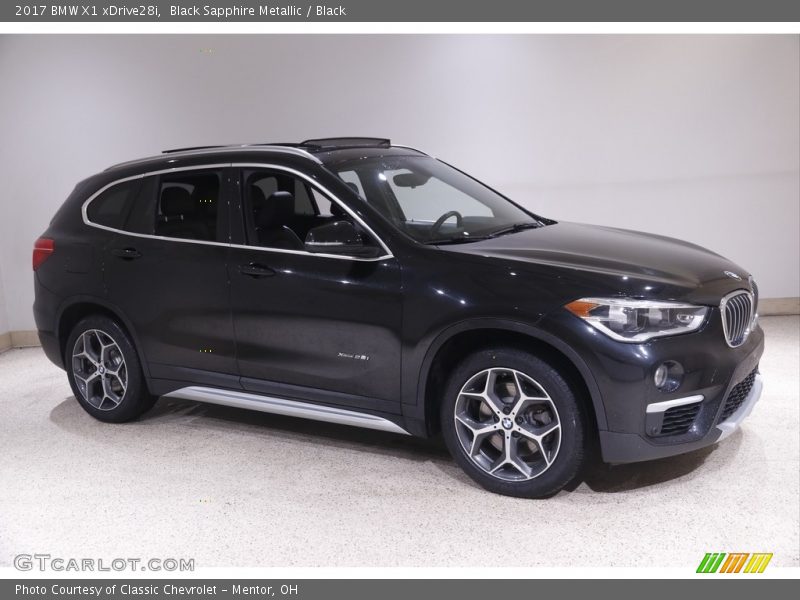 Black Sapphire Metallic / Black 2017 BMW X1 xDrive28i