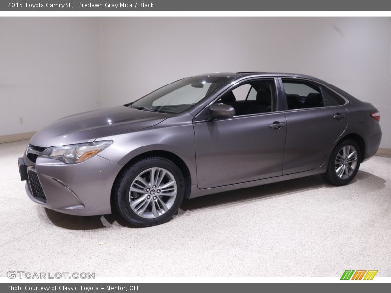 Predawn Gray Mica / Black 2015 Toyota Camry SE