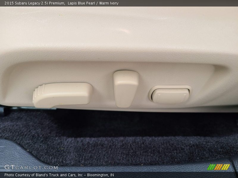 Lapis Blue Pearl / Warm Ivory 2015 Subaru Legacy 2.5i Premium
