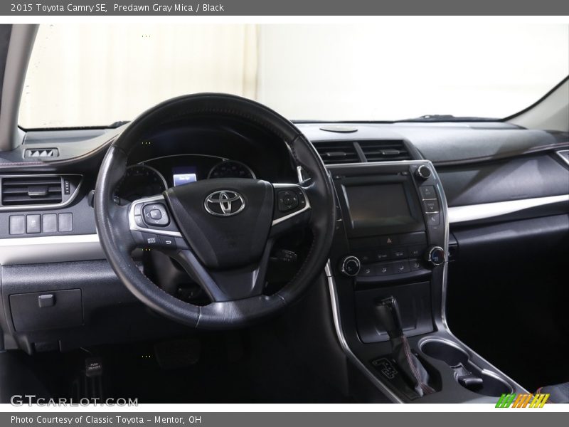 Predawn Gray Mica / Black 2015 Toyota Camry SE