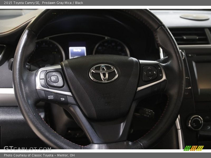 Predawn Gray Mica / Black 2015 Toyota Camry SE