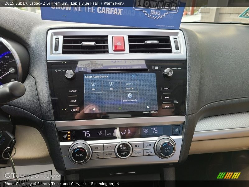Lapis Blue Pearl / Warm Ivory 2015 Subaru Legacy 2.5i Premium