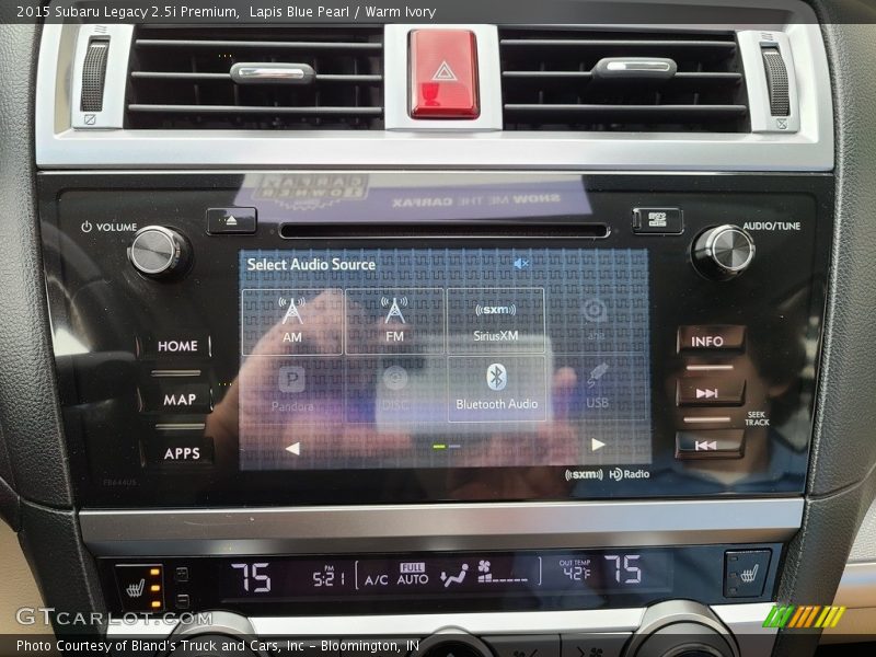 Controls of 2015 Legacy 2.5i Premium