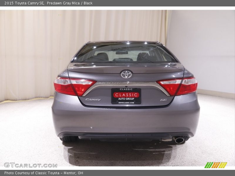 Predawn Gray Mica / Black 2015 Toyota Camry SE