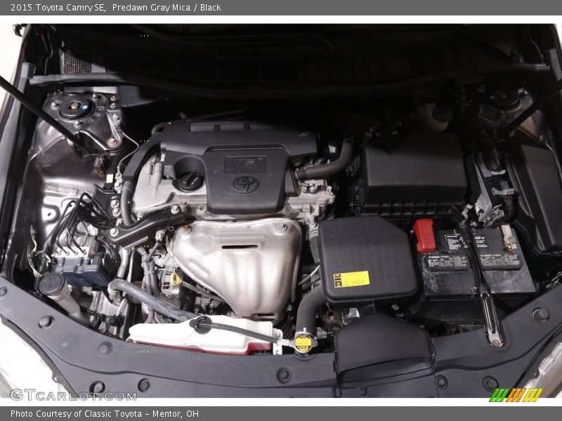 Predawn Gray Mica / Black 2015 Toyota Camry SE