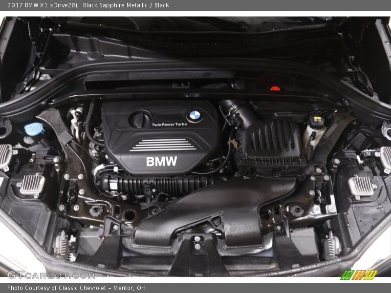 Black Sapphire Metallic / Black 2017 BMW X1 xDrive28i
