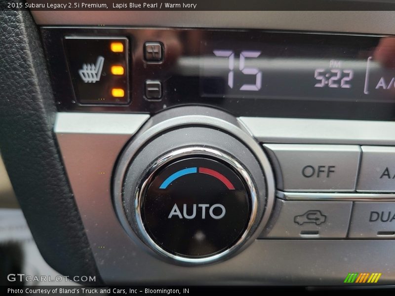 Controls of 2015 Legacy 2.5i Premium