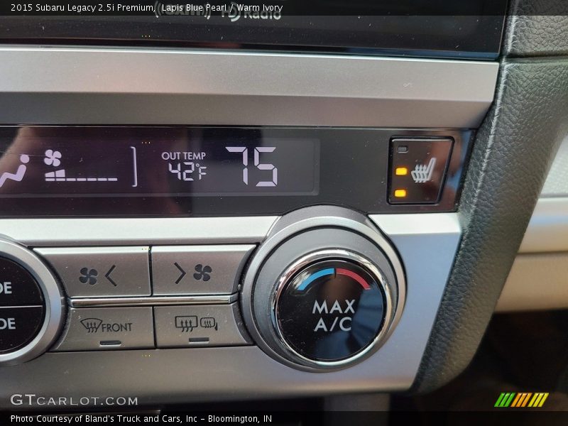 Controls of 2015 Legacy 2.5i Premium
