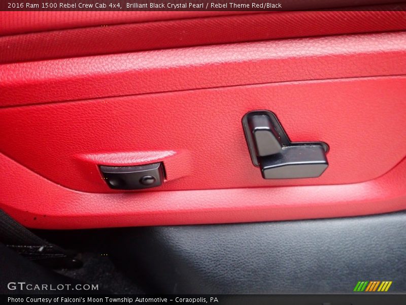 Brilliant Black Crystal Pearl / Rebel Theme Red/Black 2016 Ram 1500 Rebel Crew Cab 4x4