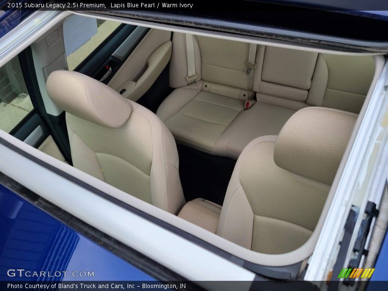 Lapis Blue Pearl / Warm Ivory 2015 Subaru Legacy 2.5i Premium